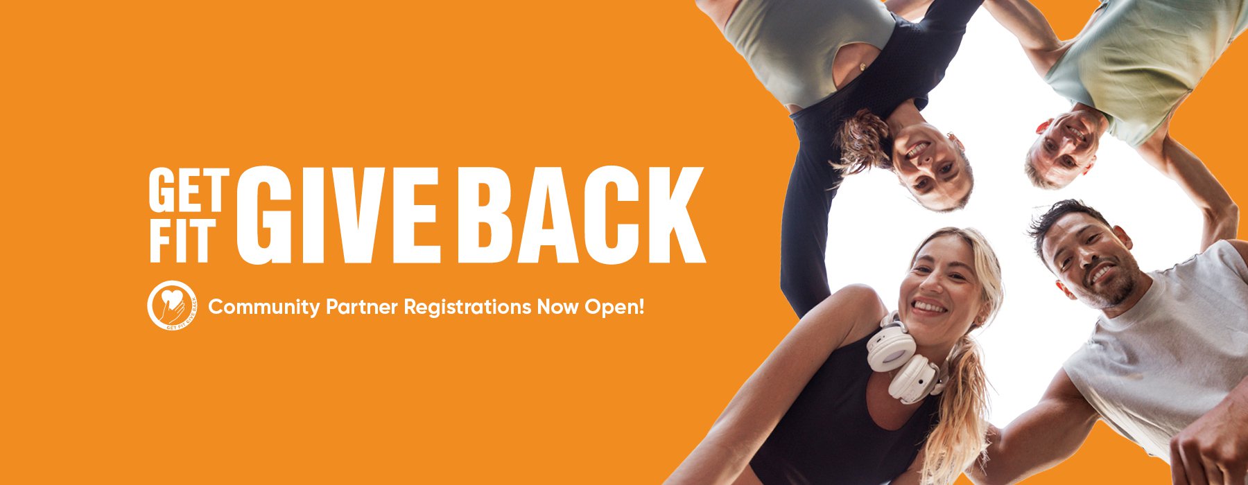 GET FIT GIVE BACK - COMMUNITY PARTNER REGISTRATIONS NOW OPEN! cover