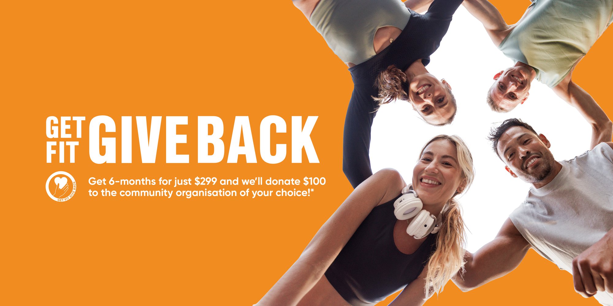 GET FIT, GIVE BACK THIS AUGUST cover